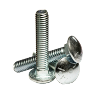Best Deal For  10 Pieces  5/8-11x2-1/4" #3 Flat Round Head Grade 5 Plow Bolts Unc Coarse Full Thread