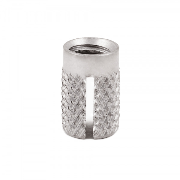 EZ Press™ Threaded Insert for Plastic Flush 303 Stainless 5/16