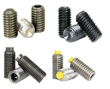 Stainless steel 304 set screw with brass tip