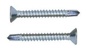 8-18X2 1/2 Phillips Flat Undercut Full Thread Self Drilling Screw Zinc and Bake 8-18X2 1/2 Phillips Flat Undercut Full Thread Self Drilling Screw Zinc and Bake