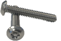 100 pcs Zinc Plated Security Shoulder Screws Truss Head Tamper Resistant One-Way Slotted Drive 5/16-18 X 1-1/4 Steel 