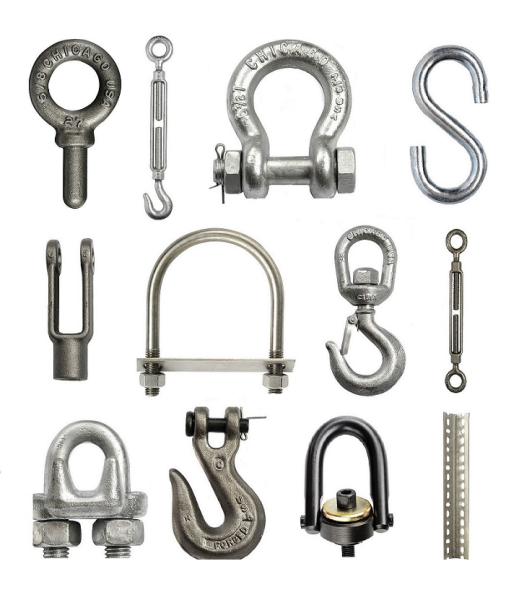 Stainless Steel Screw Hooks Machine Thread with Nut available at