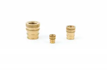 E-Z Sonic&trade; Threaded Insert for Plastic - Straight - Flanged - 6-3