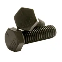 Hex Cap Screw, Grade 5, Plain, Medium Carbon (Inch)