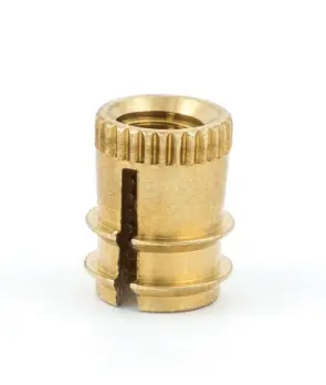 E-Z Fin™ Threaded Insert for Soft Wood or Plastic - Double fin - 1/4-20