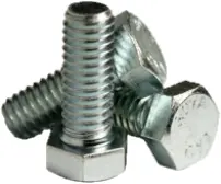 1/4-20x1 1/4,(Partial Thd) Hex Bolts A307 Grade A Coarse Zinc CR+3