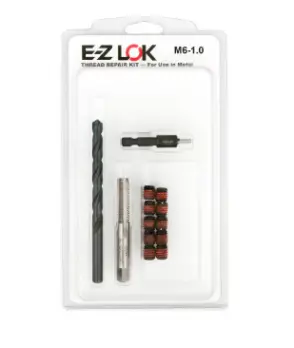E-Z LOK&trade; Thread Repair Kit for Metal - Standard Wall - M6-1.0 x M10-1.5