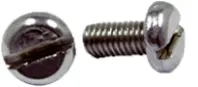 Machine Screw, Slotted Pan Head, Din 85, Stainless A2 (Metric)