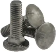 Carriage Bolt, Grade 5, Hdg (Inch)