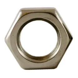 Hex Jam Nut, Stainless Steel 18 8 (Inch)