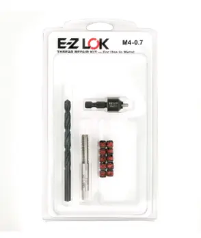 E-Z LOK&trade; Thread Repair Kit for Metal - Standard Wall - M4-0.7 x M8-1.25