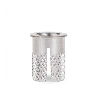 E-Z Press&trade; Threaded Insert - Flanged- Aluminum - 10-24