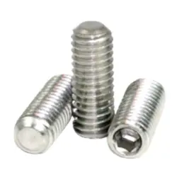 Flat Point Socket Set Screws Stainless Steel 18 8 Inch 