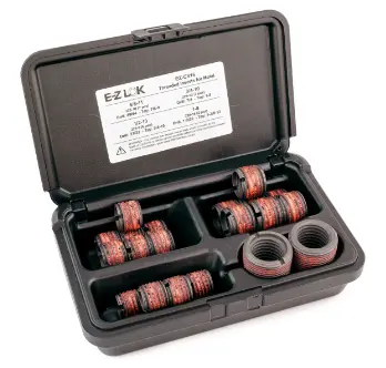 E-Z LOK&trade; Threaded Insert Assortment Kit for Metal - Carbon Steel - 1/2-13 to 1-8