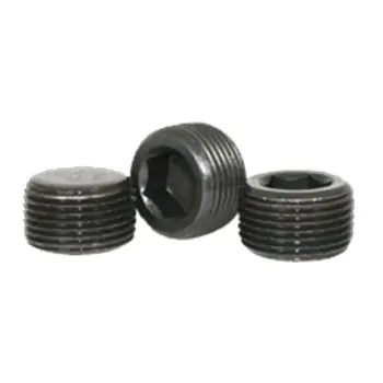 3/4\"  Pipe Plug Alloy Black Hex Dry Seal 3/4 Taper