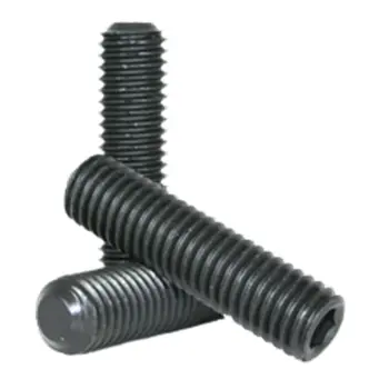 #10-32X1/8\"  Flat Socket Set Screw Alloy Plain