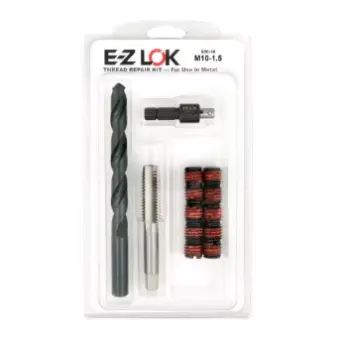 E-Z LOK&trade; Thread Repair Kit for Metal - Standard Wall - M10-1.5 x 9/16-12
