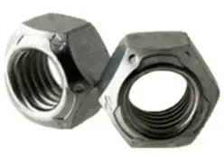 Grade C Hex All Metal Cone Locknut, Zinc CR+3 & Wax (Inch), Taiwan