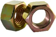 5/16\"-24 Grade 5 Hex Nut, Zinc Yellow CR+6