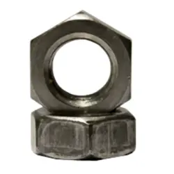 Finished Hex Jam Nut, Plain (Inch)