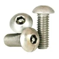 Button Socket Cap Tamper Resistant Stainless Steel 18 8 Inch
