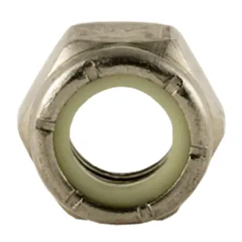 1/4\"-20 Ne (Standard)  S.S.18-8 Hex Locknut Nylon Insert