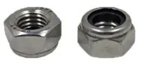 M5-0.80 Din 985 Nylon Insert Thin Locknuts Coarse Stainless A4-80