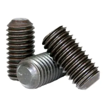 #4-40X1/8\"  Flat Socket Set Screw Alloy Plain