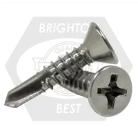 #12-14x2 3/4\",(Ft) Flat Head Phil,#3 Point Bsd Self Drilling Screws Hardened Stainless Steel 410