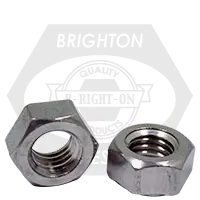 Stainless 316 Hex Jam Nut (Inch)