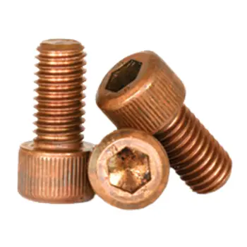 #10-24X3/8\" (Ft)  Socket Cap Screw Si-Bronze Plain
