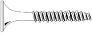 #6-9x1 1/4\" Bugle Head Phil Coarse Proferred Drywall Screws Black Phosphated