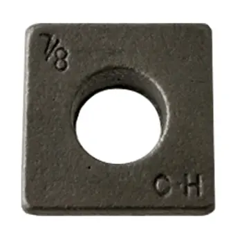 1/2\"  Square Beveled Malleable Washer Plain