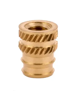 E-Z Sonic&trade; Threaded Insert for Plastic - Tapered - Double vane - 3/8-16