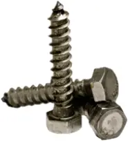 3/8\"-7x5 1/2\" Hex Lag Screw Low Carbon Plain
