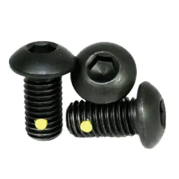 3/8\"-16X1 1/4\" (Ft)  Button Socket Cap Screw Alloy Black Nylon Pellet