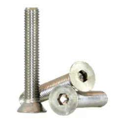 Flat Socket Cap Screw Stainless Steel 18 8 