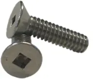 1/4\"-20x1\",(Ft) Machine Screws Square Flat Head Stainless A2 (18-8)