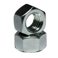 Finished Hex Nut, Zinc CR+3 (Inch)
