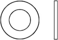 5/8\" F436 Round Washer Hdg Usa