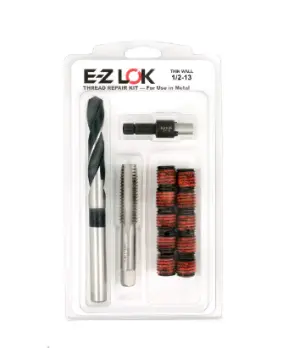 E-Z LOK&trade; Thread Repair Kit for Metal - Thin Wall - 1/2-13 x 5/8-11