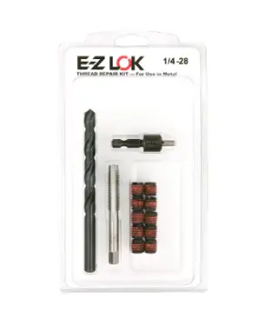 E-Z LOK&trade; Thread Repair Kit for Metal - Standard Wall - 1/4-28 x 7/16-14