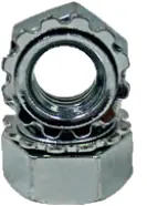 M4-0.70 Class 8 Locknuts External Tooth Keps Zinc CR+3