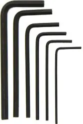 Hex Keys 8650 Alloy Short Arm Spline Plain Inch