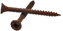 #7x1 1/4\" Phillips Combo Driv Deck Screws, Red, Acq Compatible