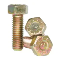 L9 Hex Cap Screws, Zinc & Yellow CR+3 (USA) (Inch)