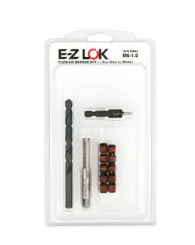 E-Z LOK&trade; Thread Repair Kit for Metal - Standard Wall - M6-1.0 x 3/8-16