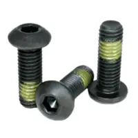Button Socket Cap Nylon Patch Thermal Black Oxide Alloy Inch
