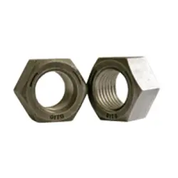 Hex Nut, Grade 5, Plain (Inch)