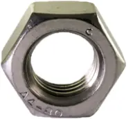 M6-1.00 Din 934 Hex Nuts Coarse Stain A4-80